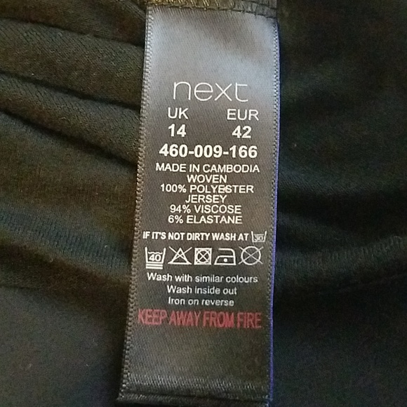 Next women's black sleeveless top size 14 - Picture 6 of 7